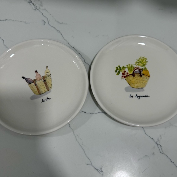 Appetizer Plates By Magenta, Rae Dunn Set Of 4 - Picture 1 of 5